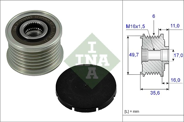 Alternator Freewheel Clutch